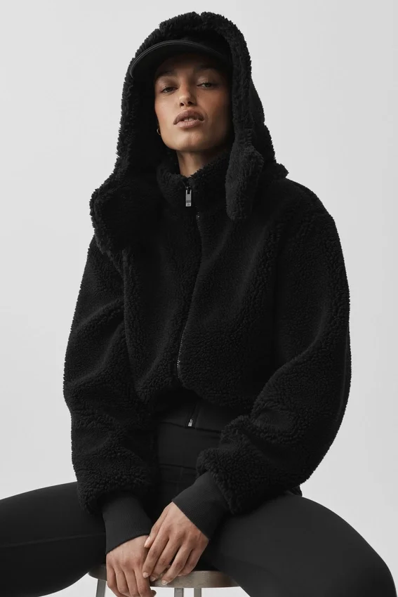 Foxy Sherpa-jacka – svart