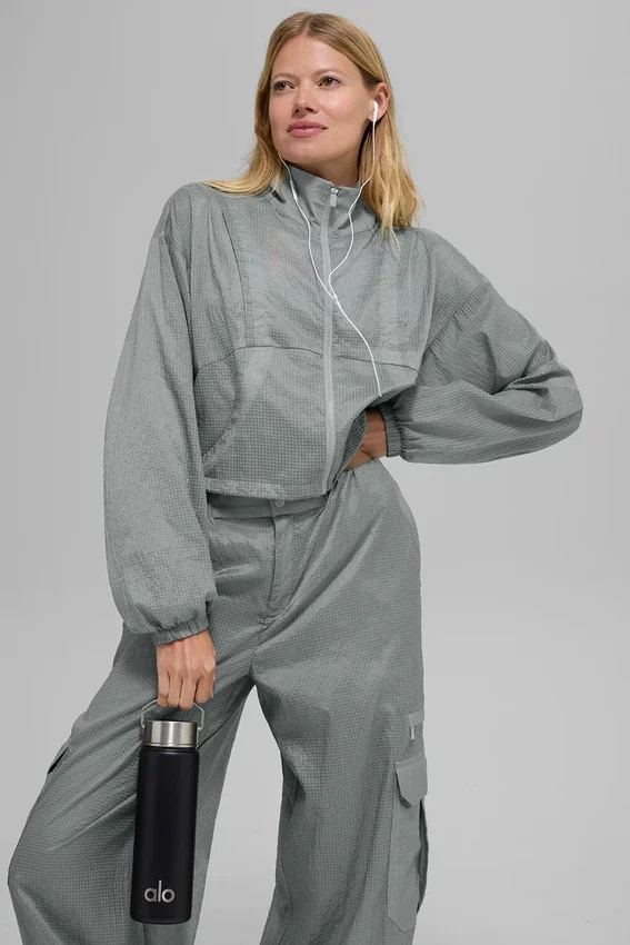 Game Time-jacka med hel dragkedja – Lunar Grey