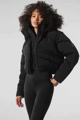Glacier Puffer – Svart