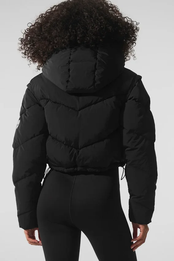 Glacier Puffer – Svart