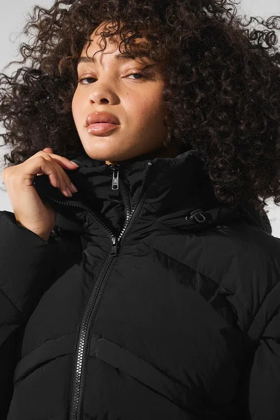 Glacier Puffer – Svart