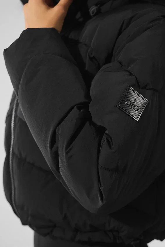 Glacier Puffer – Svart