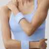 Glow-armband (2-pack) – Ljus Provence-blå/vit