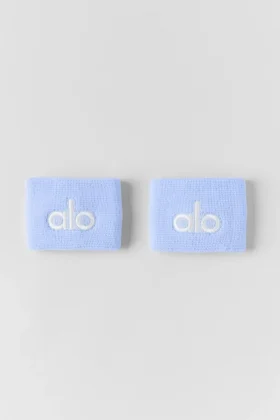 Glow-armband (2-pack) – Ljus Provence-blå/vit