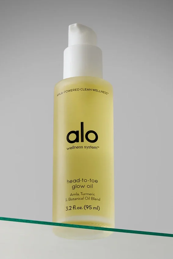 Glow Oil från topp till tå