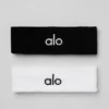 Glow-svettband (2-pack) – Svart/Vitt