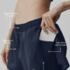 Go Time-shorts med medelhög midja – marinblå
