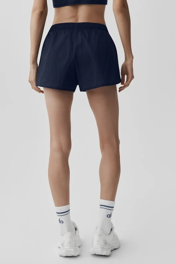Go Time-shorts med medelhög midja – marinblå