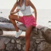 Go Time-shorts med medelhög midja – Paradise Pink