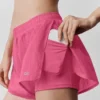 Go Time-shorts med medelhög midja – Paradise Pink