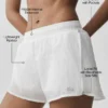 Go Time-shorts med medelhög midja – vit