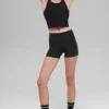 Goddess Ribbed Go-To Tank – Svart