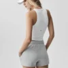 Goddess Ribbed Go-To Tank – White