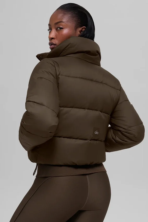 Gold Rush Puffer – Espresso