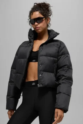 Gold Rush Puffer – Svart