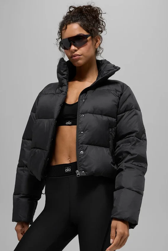 Gold Rush Puffer – Svart