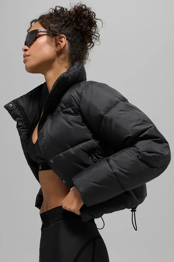 Gold Rush Puffer – Svart