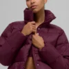 Gold Rush Puffer – vinröd