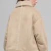 Grand-jackor i imiterat fårskinn – Woodland Tan