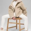 Grand-jackor i imiterat fårskinn – Woodland Tan