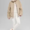 Grand-jackor i imiterat fårskinn – Woodland Tan