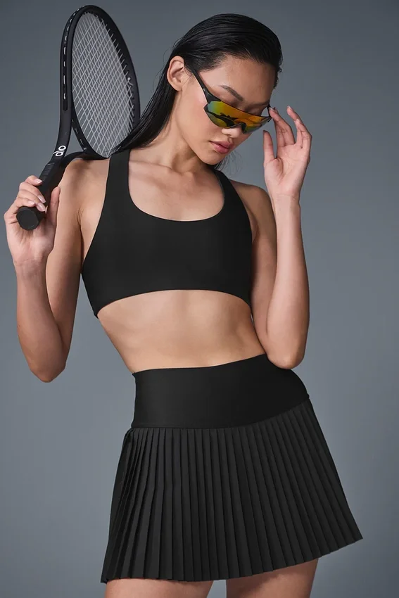 Grand Slam-tenniskjol – svart