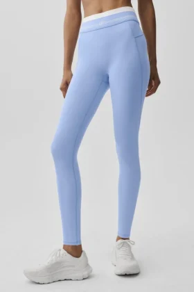 High-Waist 7/8 Better Together Leggings – ljus provenceblå/