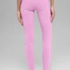 High-Waist 7/8 Heart Throb Leggings – Candy Heart-rosa/vit
