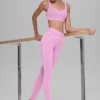 High-Waist 7/8 Heart Throb Leggings – Candy Heart-rosa/vit