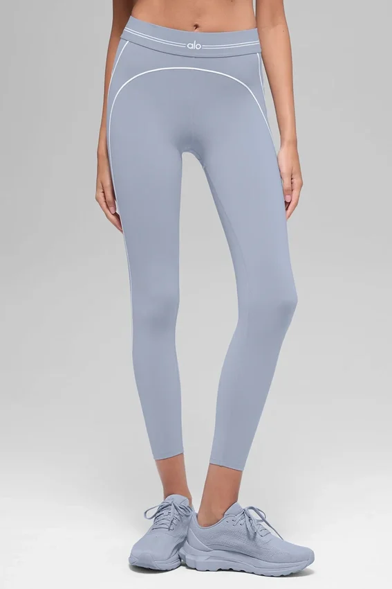 High-Waist 7/8 Heart Throb Leggings – Winter Frost/vit