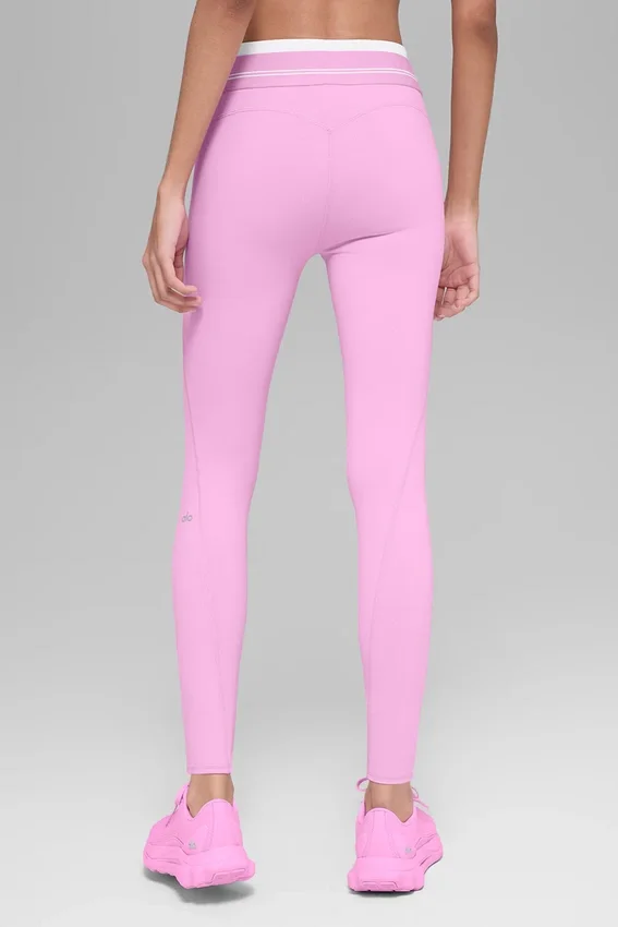 High-Waist Airbrush 7/8 Better Together Legging – Candy Heart Pink/Whi