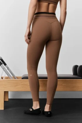 High-Waist Airbrush 7/8 Better Together Legging – solkysst brunt/svart