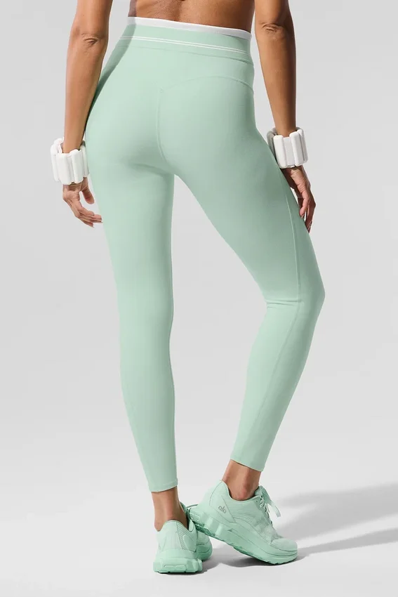 High-Waist Airbrush 7/8 Better Together Leggings – spearmint/vit