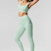 High-Waist Airbrush 7/8 Better Together Leggings – spearmint/vit