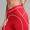 High-Waist Airbrush 7/8 Heart Throb Leggings – klarröd/vit