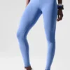 High-Waist Airbrush Airbrush Legging – kristallklart blå