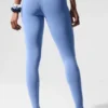 High-Waist Airbrush Airbrush Legging – kristallklart blå