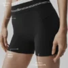 High-Waist Airbrush Better Together Shorts – Svart/Vit