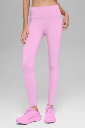 High-Waist Airbrush Legging – Candy Heart Pink