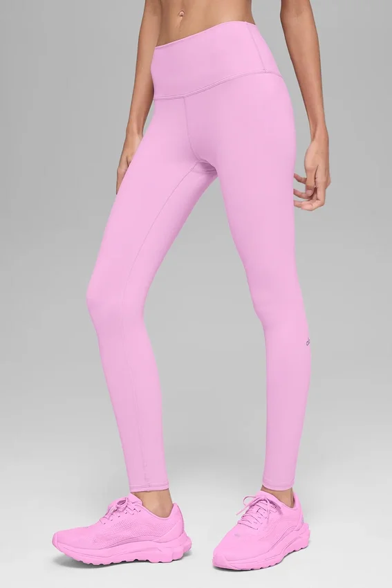 High-Waist Airbrush Legging – Candy Heart Pink