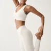 High-Waist Airbrush Legging – Ivory