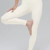 High-Waist Airbrush Legging – Ivory