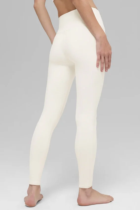 High-Waist Airbrush Legging – Ivory