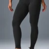 High-Waist Airbrush Legging – Svarta