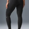 High-Waist Airbrush Legging – Svarta