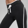 High-Waist Airbrush Race Pace 7/8 Leggings – svart/vit