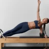 High-Waist Airlift 7/8 Fine Line Leggings – marinblå