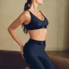 High-Waist Airlift 7/8-Leggings – Navy