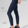 High-Waist Airlift 7/8-Leggings – Navy