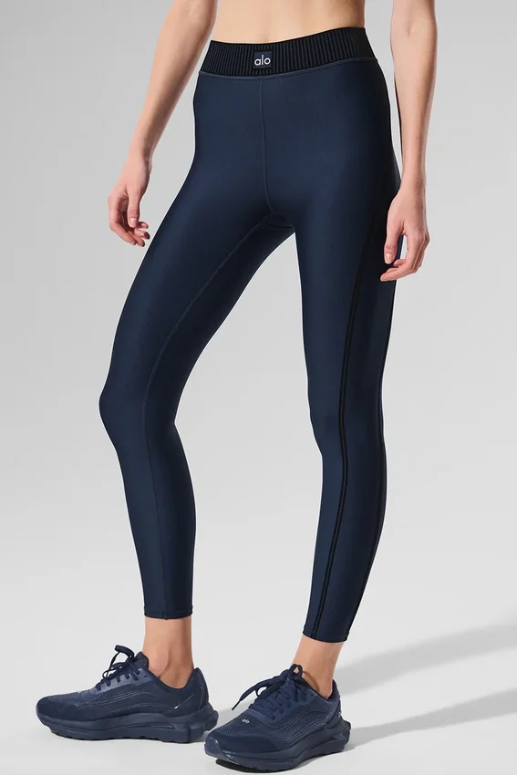 High-Waist Airlift 7/8-Leggings – Navy